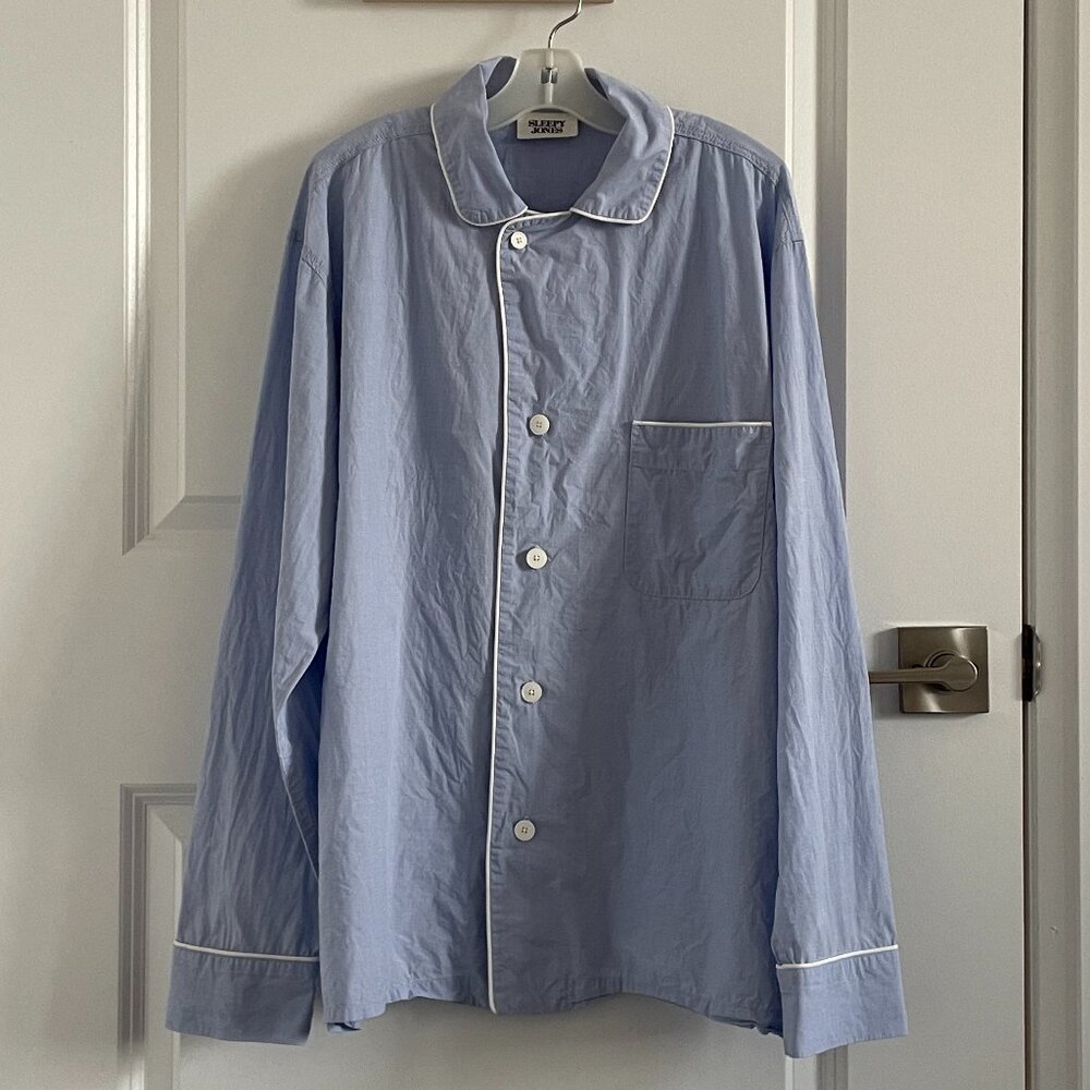 Sleepy Jones Blue Pajama Top